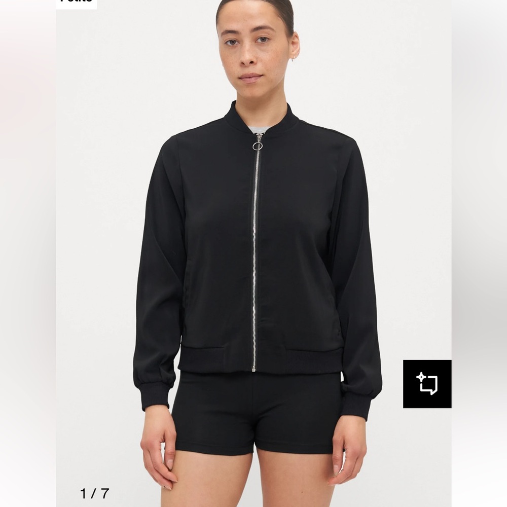 Vero Moda, Women's Black Bomber Jacket, sz. XS, From TV Series Wardrobe